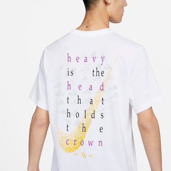 Футболка Nike Lebron James DRY-FIT T-shirt 'White', белый — фото 3