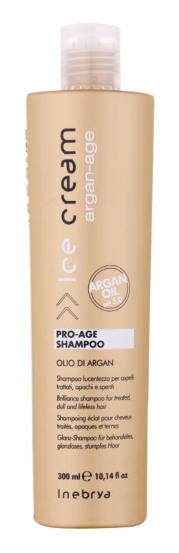 

Аргановый шампунь для блеска Inebrya Argan-Age