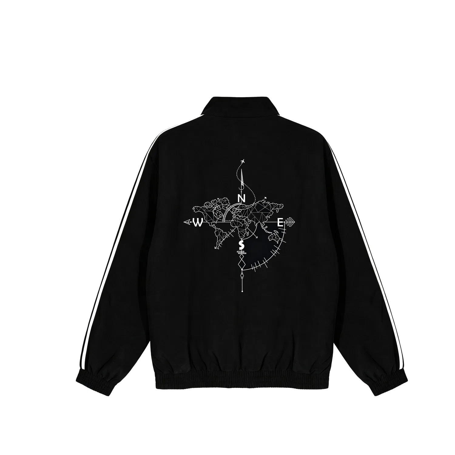 Мужская куртка с воротником-стойкой Adidas Originals FBIRD TT, Black
