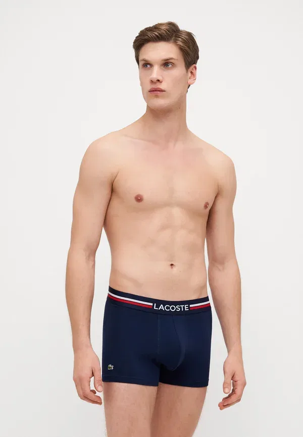 Комплект трусов 3 шт Lacoste, белый/темно-синий — фото 3