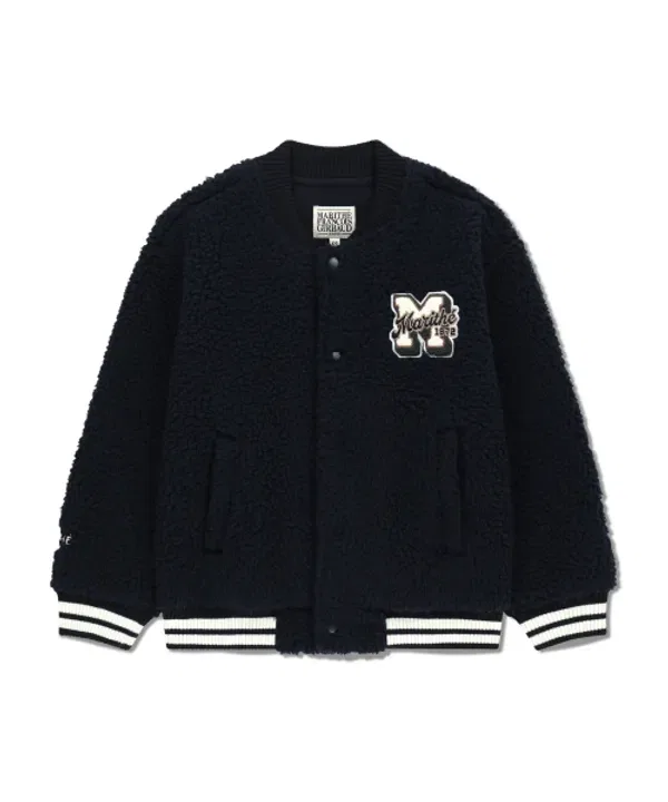 Куртка флисовая с нашивками, унисекс, Marithé Kids, Navy — фото 2