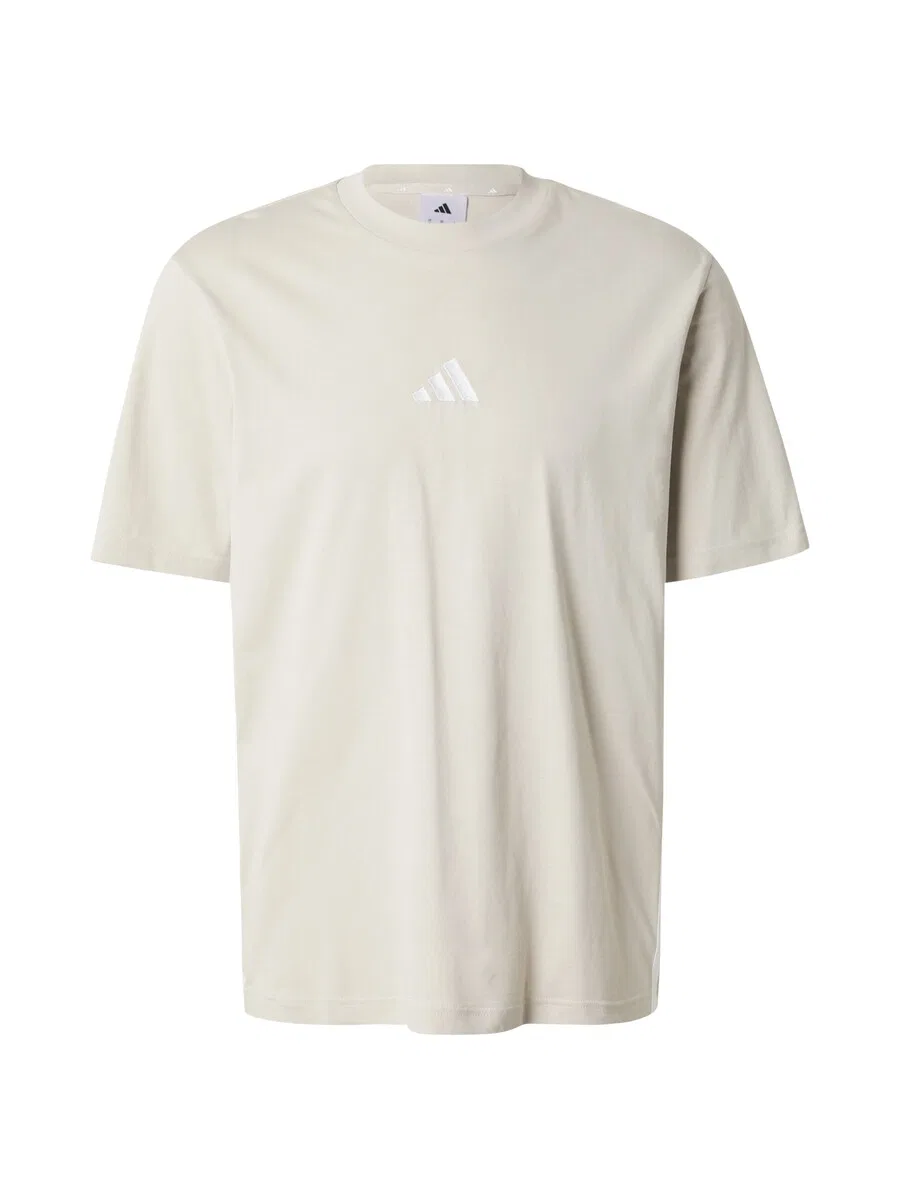 Футболка ADIDAS PERFORMANCE светло-серого цвета