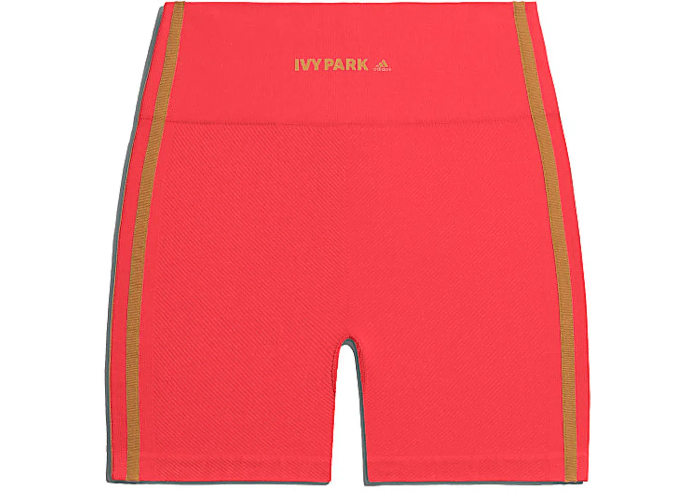Женские шорты с высокой талией Ivy Park Adidas, Real Coral — фото 2