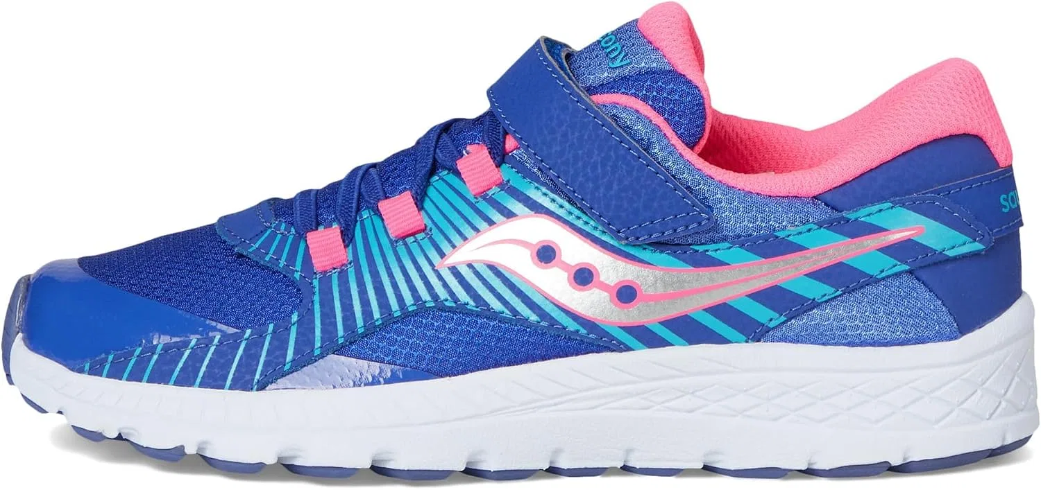 Детские кроссовки для девочек Velocer Ac Saucony, Blue/Turquoise/Pink — фото 4