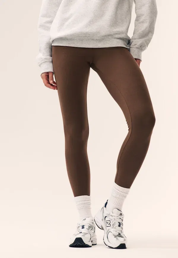 Брюки из вискозы с эластаном Full length 2 pack, Next, Chocolate brown, коричневый/шоколадный — фото 3