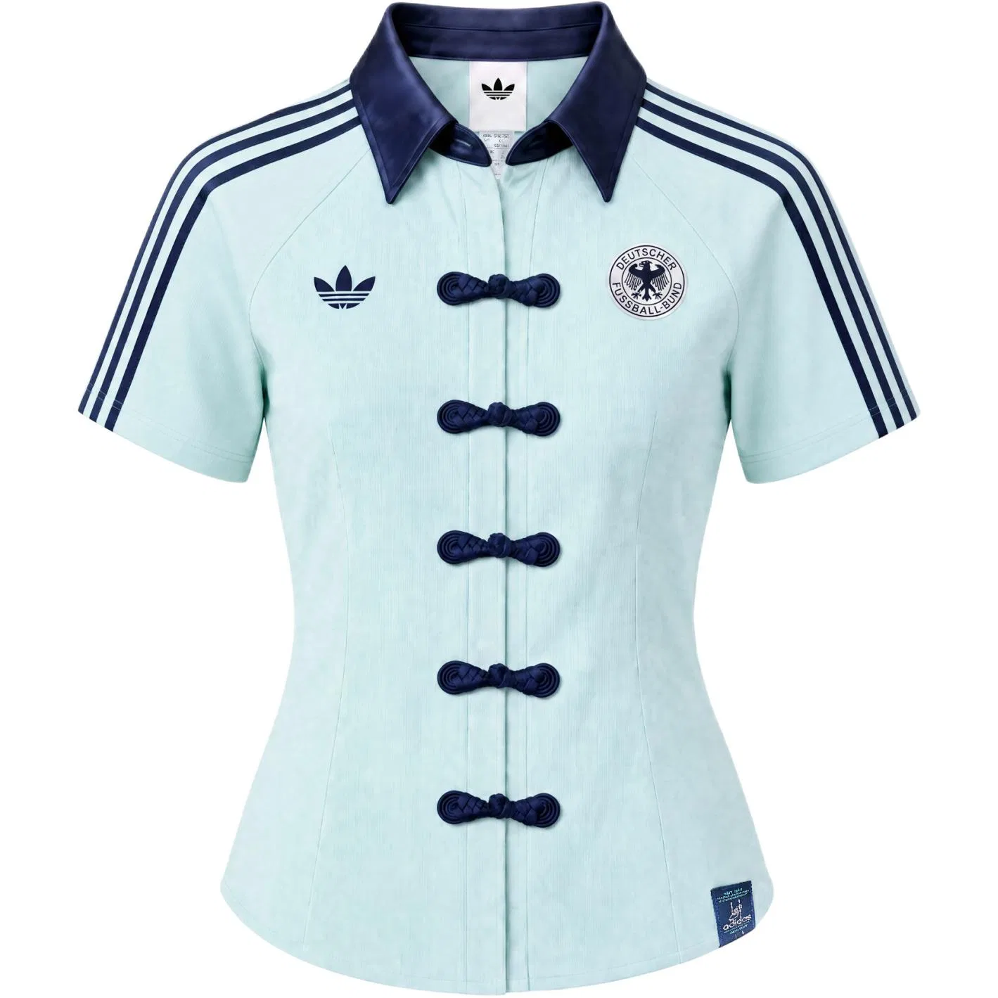 Женская футболка с принтом Adidas Originals, Light Shimmery Blue