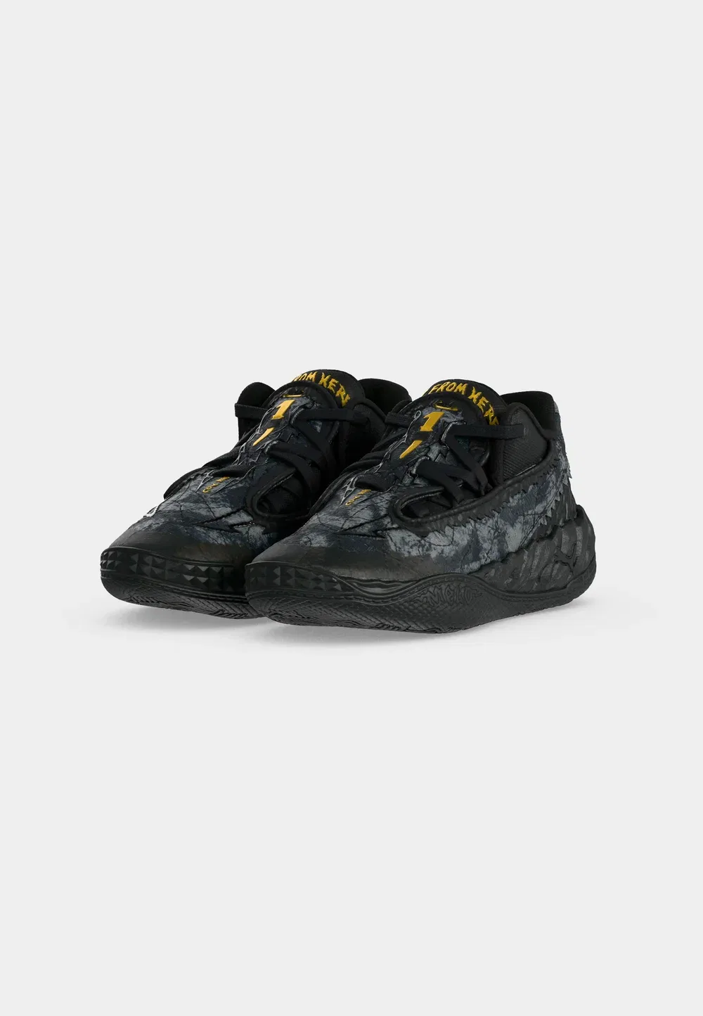 Mb.05 lo team унисекс - баскетбольные кроссовки Puma, Black/Moody Gray — фото 3