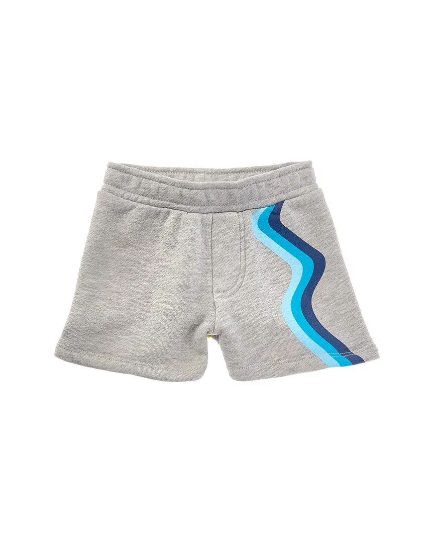 Детские шорты свободного кроя с принтом Zuma Terry Wide Leg Short Chaser, серый