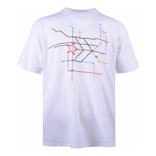 

Футболка men's logo printing short sleeve white Converse, белый