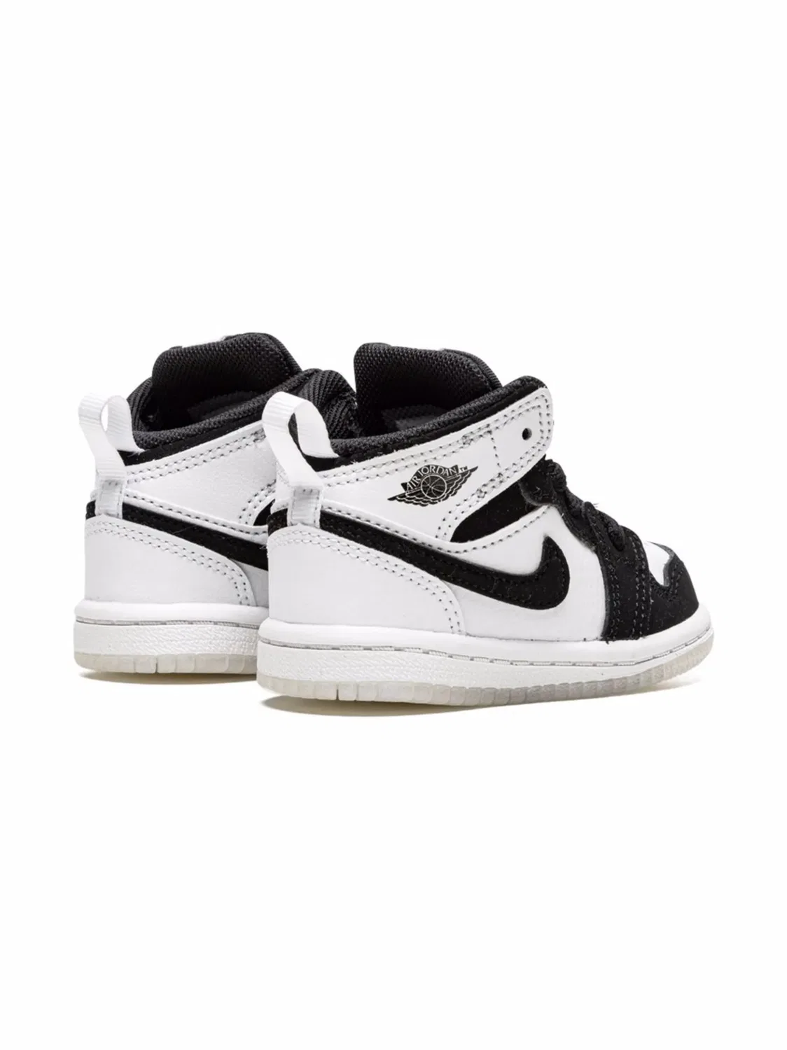 Кроссовки Air Jordan 1 Mid SE 'Diamond', черный — фото 3