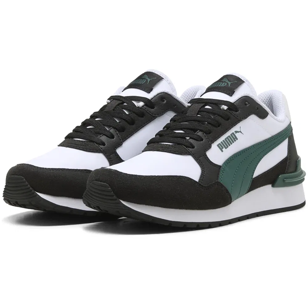 Детские кроссовки для девочек с верхом из нейлона ST Runner V4 NL Puma, White — фото 2