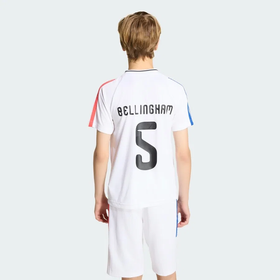 Детская футболка с длинным рукавом Jude Bellingham Training Tee adidas, Белый — фото 2