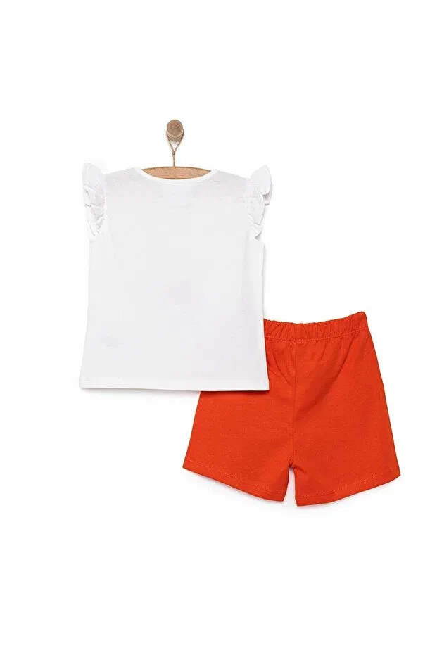 Детский комплект для девочек с принтом Snooze baby snoopy girl tank-shorts baby girl Snoozebaby, White — фото 3
