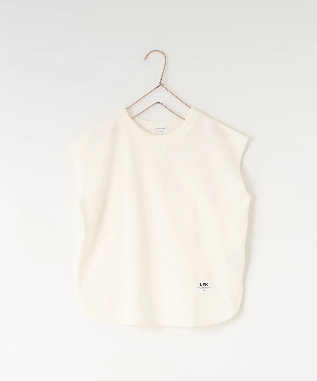Детское хлопковое танк-топ LOWRYS FARM, Off White