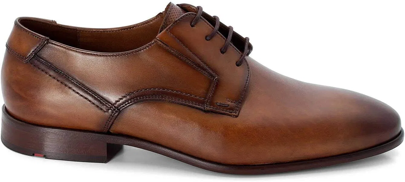 Мужские дерби LLOYD Keep Extra Wide, Brown Cognac 3 — фото 3