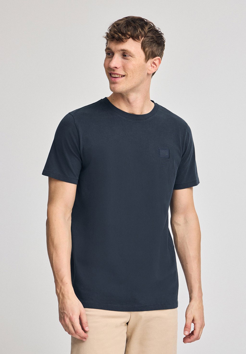 

Базовая футболка SHORT SLEEVE CREWNECK PATCH Polo Club, синий