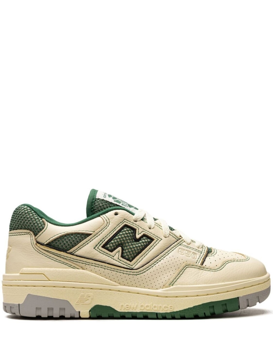 

New Balance кроссовки 550 Yellow/Green из коллаборации с Aimé Leon Dore, нейтральный цвет