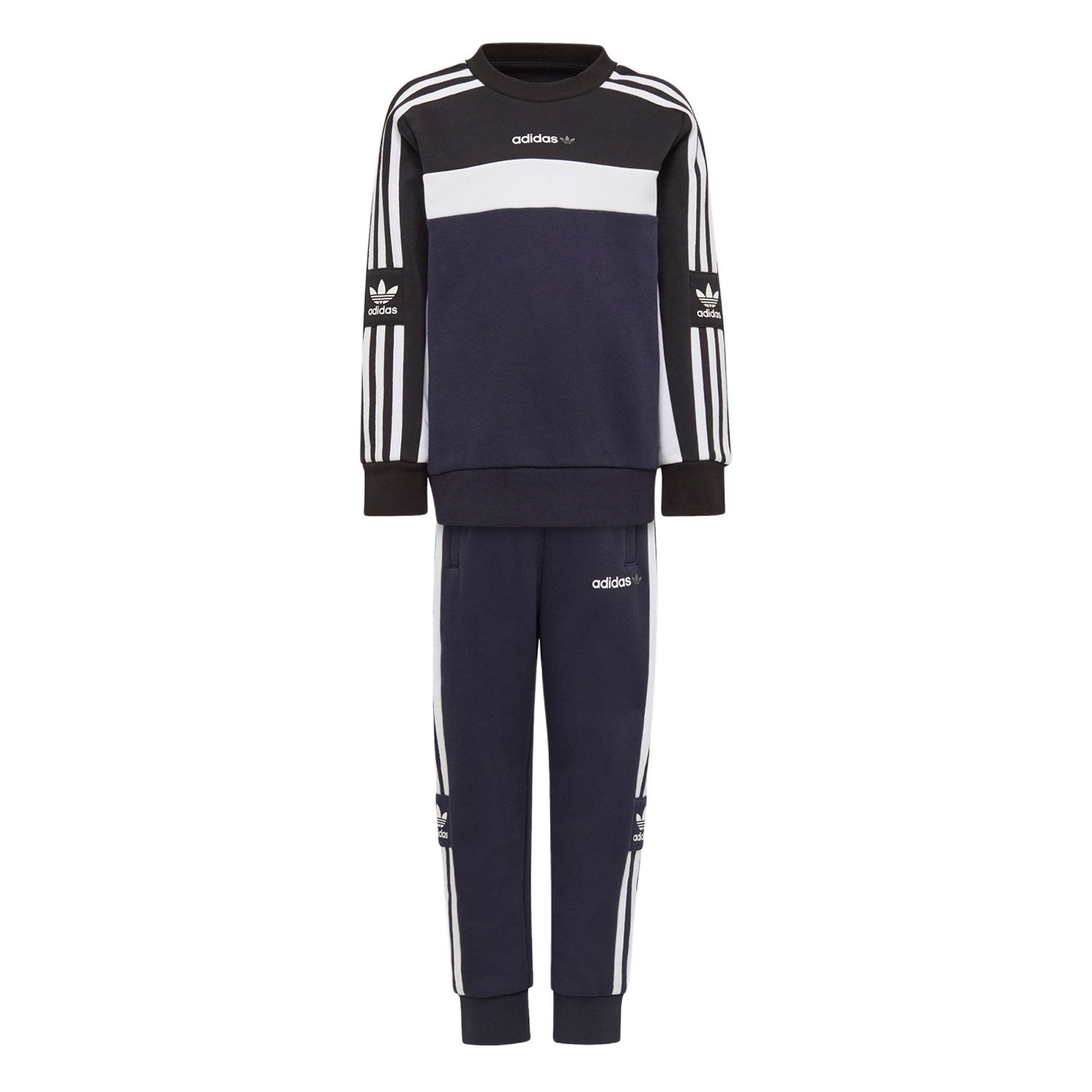 Adidas Originals Повседневная спортивная одежда синий/черный для детей 3-7 лет — фото 3