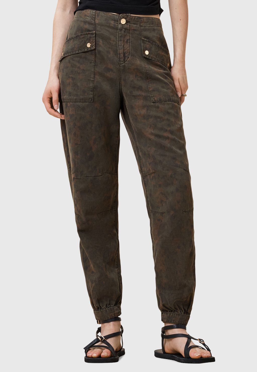 

Брюки AllSaints, зеленый