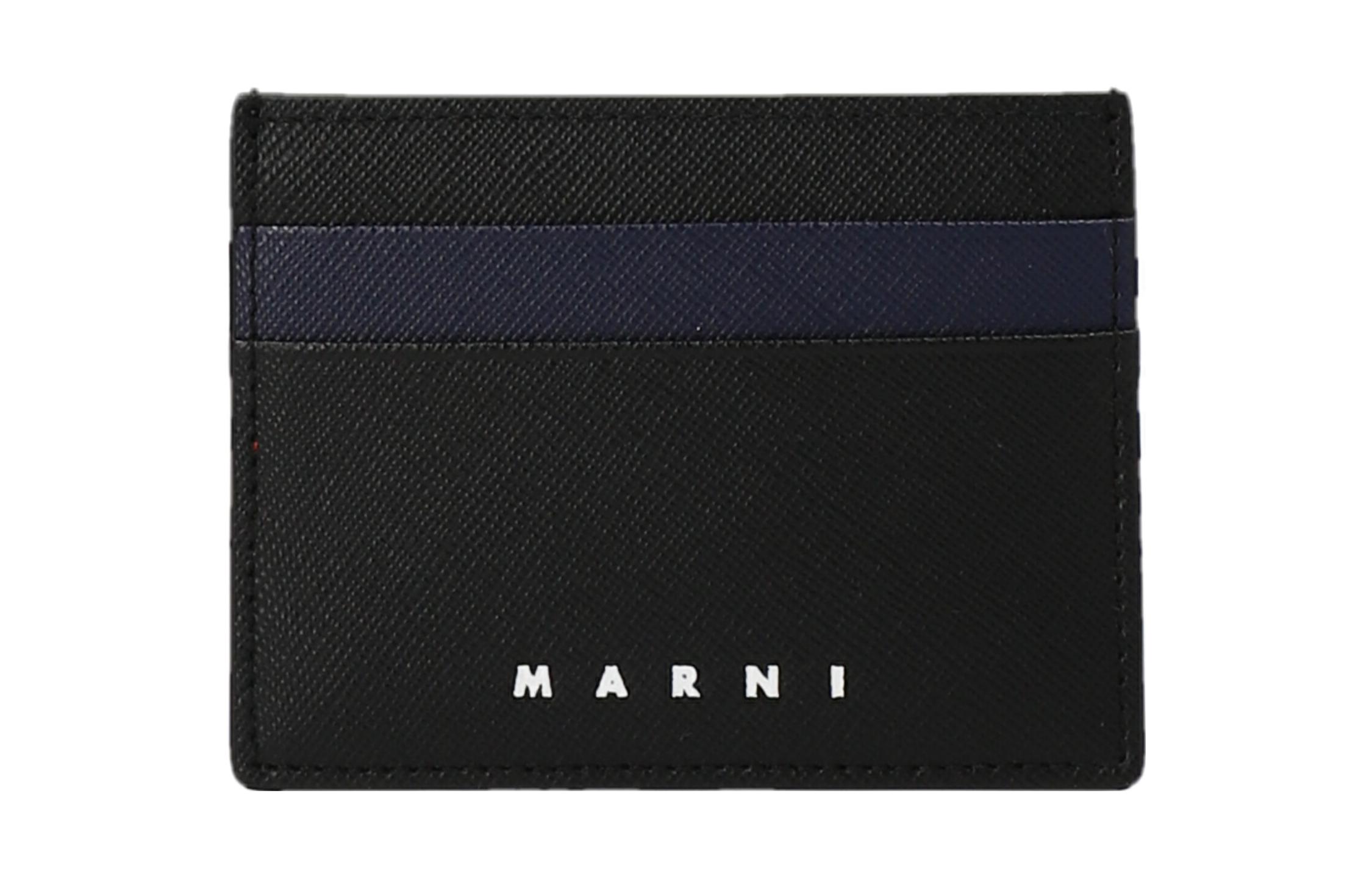 

Кожаный кардхолдер MARNI для мужчин черный