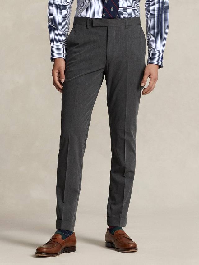 

Эластичные саржевые брюки performance Ralph Lauren, угольный