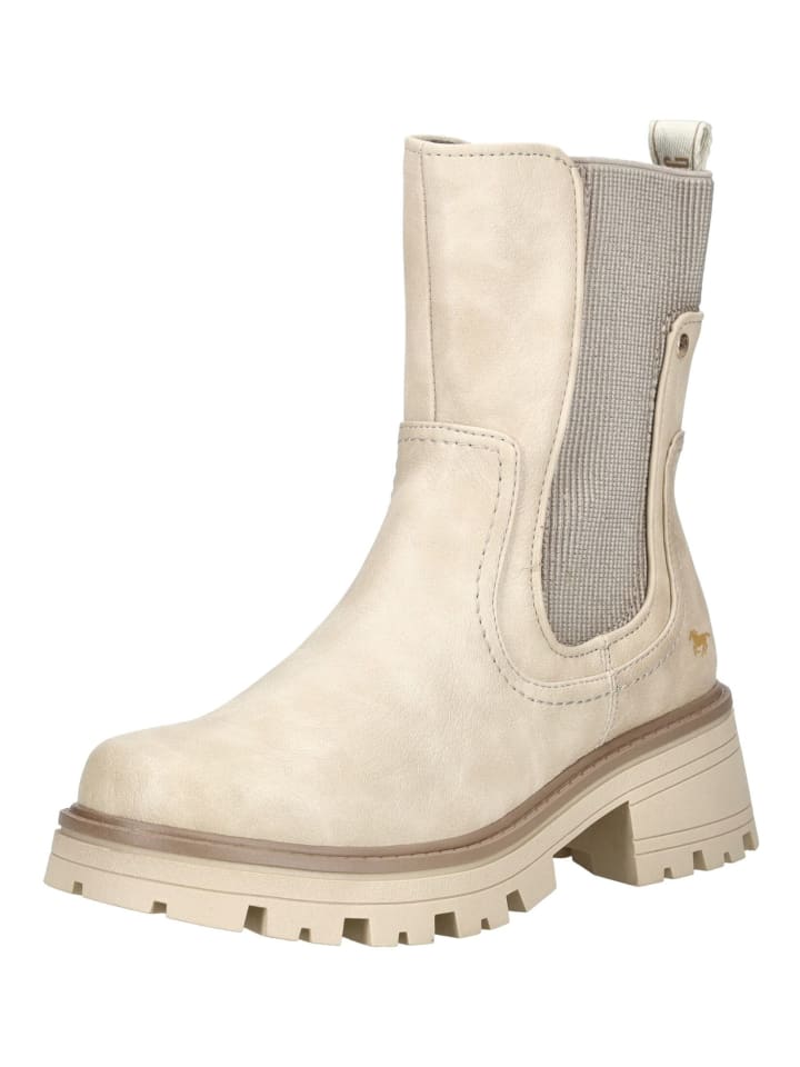 Ботильоны Mustang Stiefelette, бежевый
