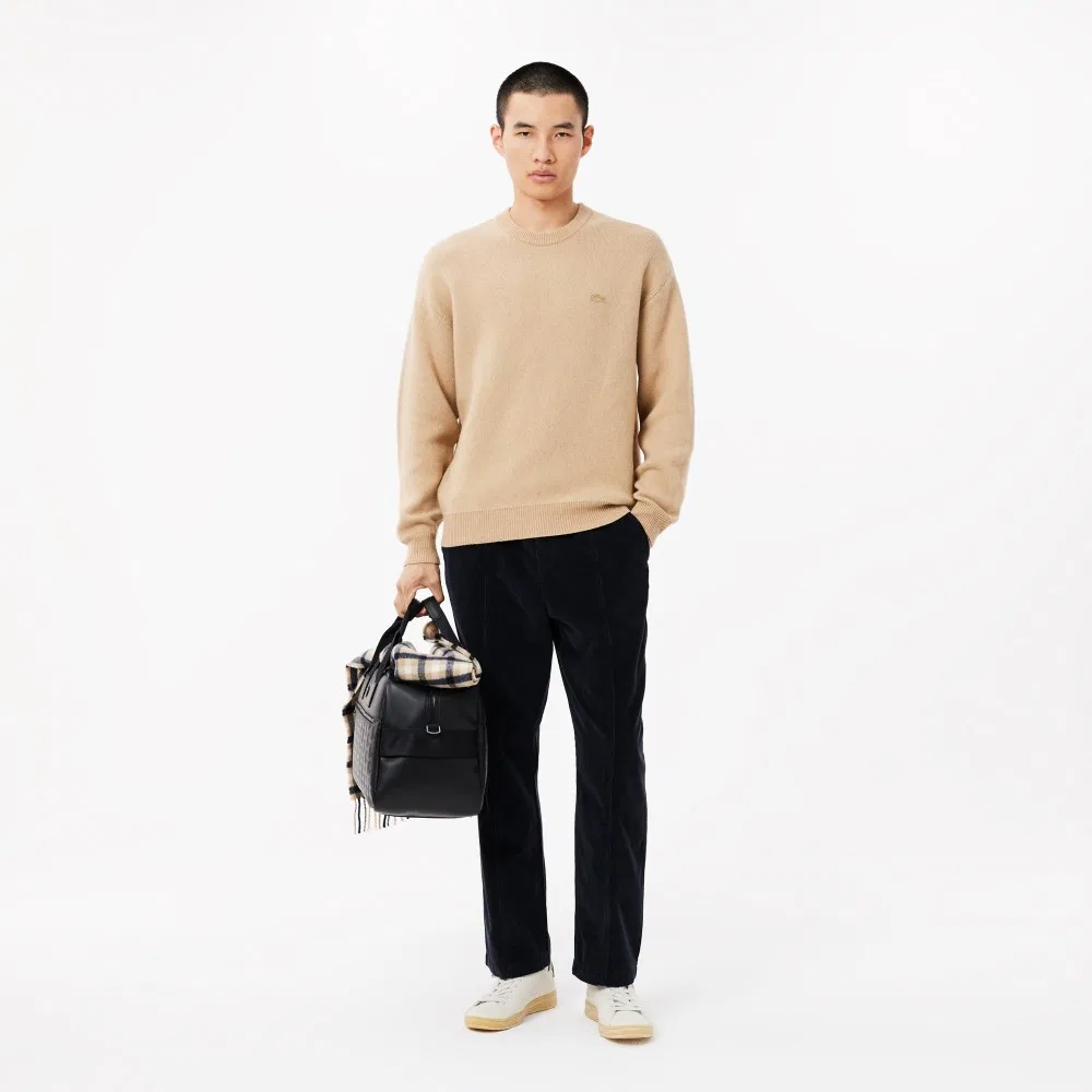 Мужские вельветовые брюки тёмно-синие от Lacoste
