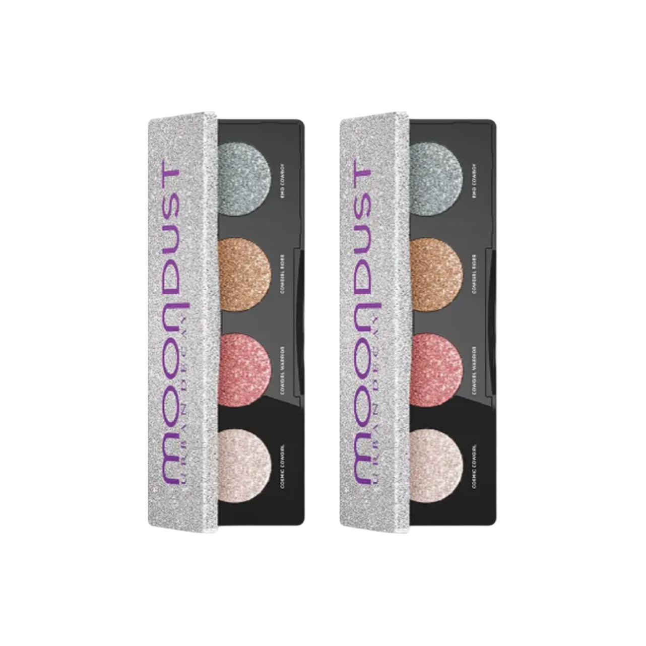 

UD MOONDUST 4 цвета теней для век, легко растушевываются, подчеркивают взгляд, мерцающие, 4G, подарок на день рождения для девушки URBAN DECAY, arachne diamond sparkle plate*2