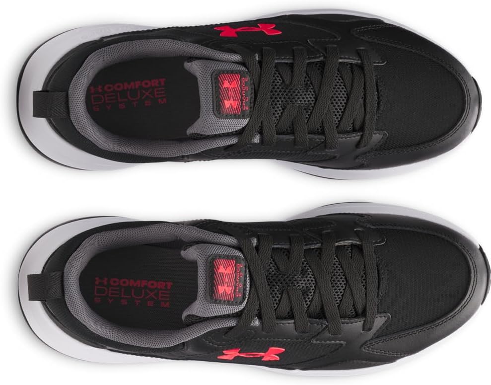 Under Armour мужские кроссовки Charged Edge, (010) Black/White/Racer Red — фото 4