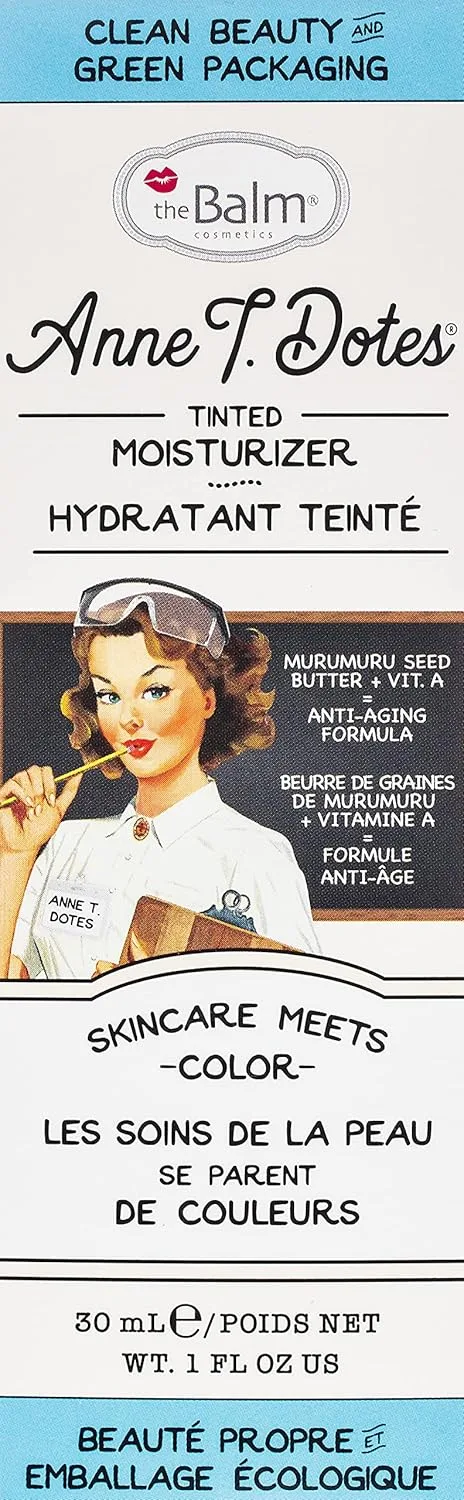 Увлажняющий тонирующий крем theBalm Anne T. Dotes, 10 (для очень светлой кожи), 1 жидкая унция, 7168 29,6 мл (1 шт.) — фото 2