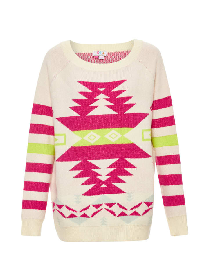 

Пуловер ebeeza, цвет wollweiss fuchsia