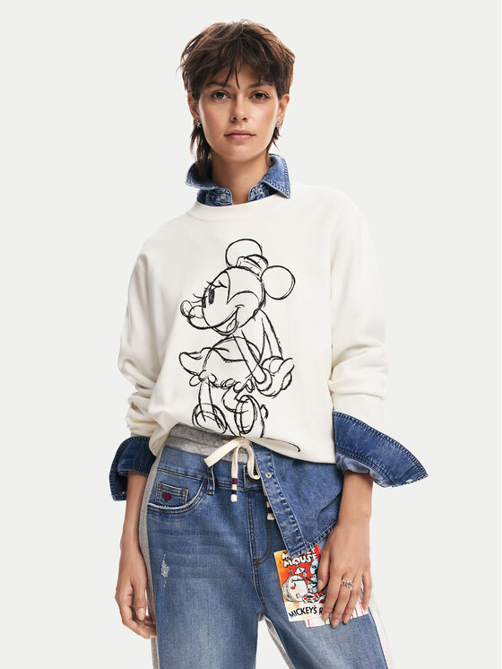 

Свитер обычного кроя Desigual, экрю