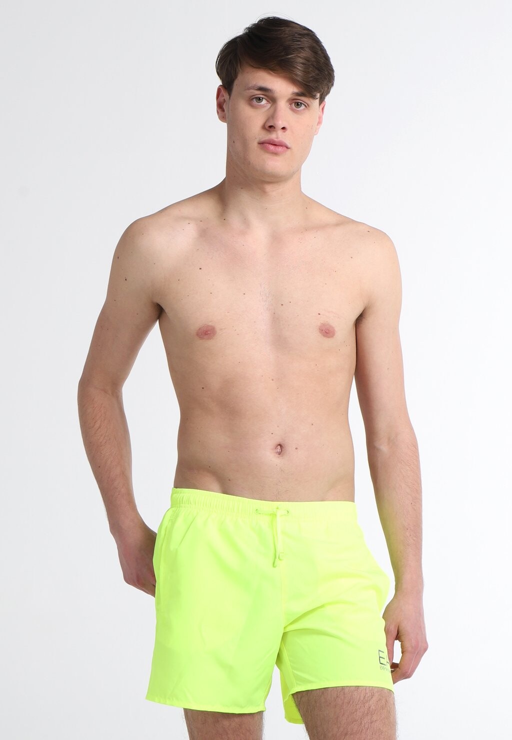 

Шорты для плавания Con Logo Fluo EA7 Emporio Armani, цвет neon yellow