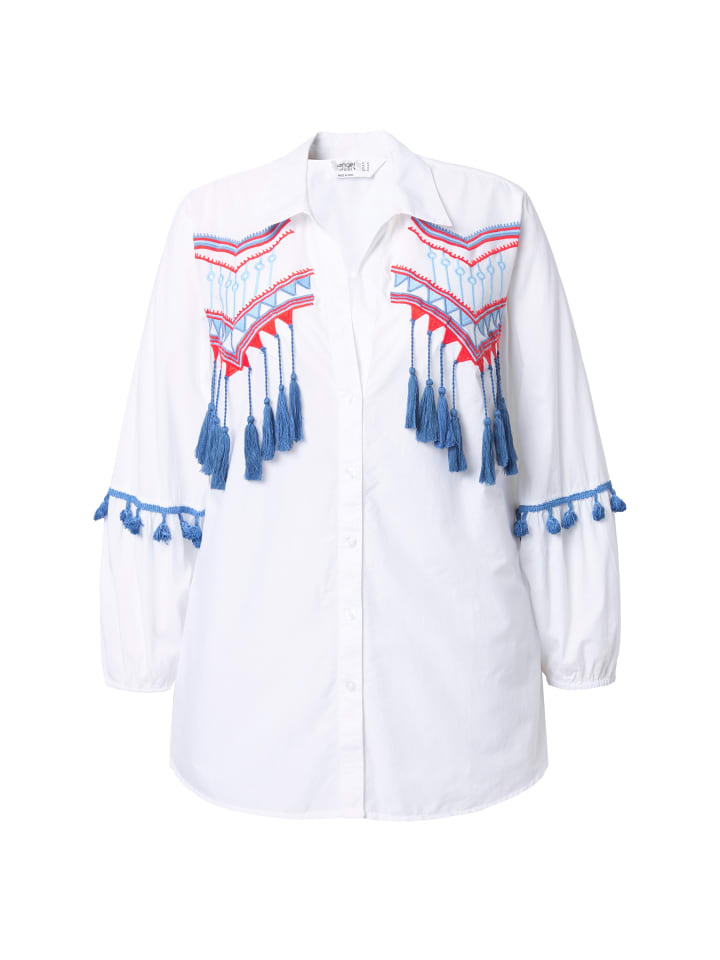 

Блузка-рубашка белоснежного цвета Angel of Style