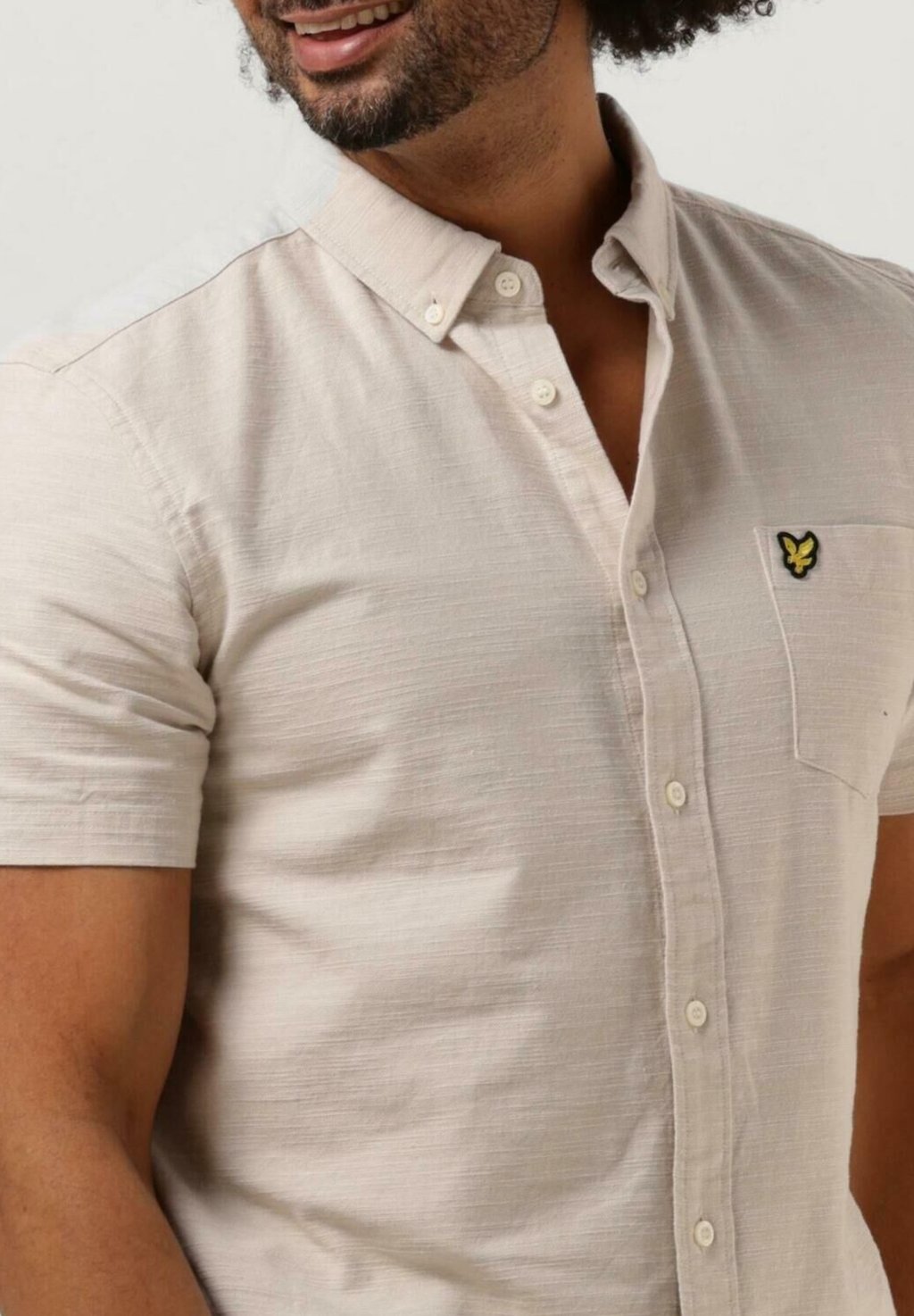 

Рубашка SHORT SLEEVE Lyle & Scott, молочный