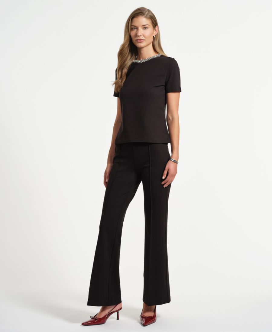 

Женская футболка с круглым вырезом Isaac Mizrahi, Black, Черный, Женская футболка с круглым вырезом Isaac Mizrahi, Black