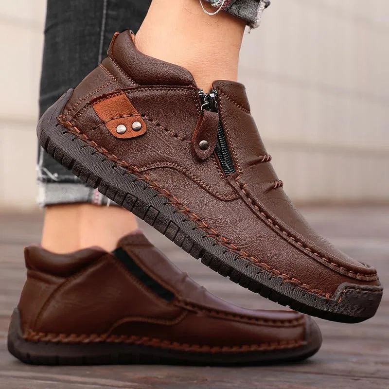 Ботинки ковбойские Premium Leather, синие XYLAWAVE — фото 2
