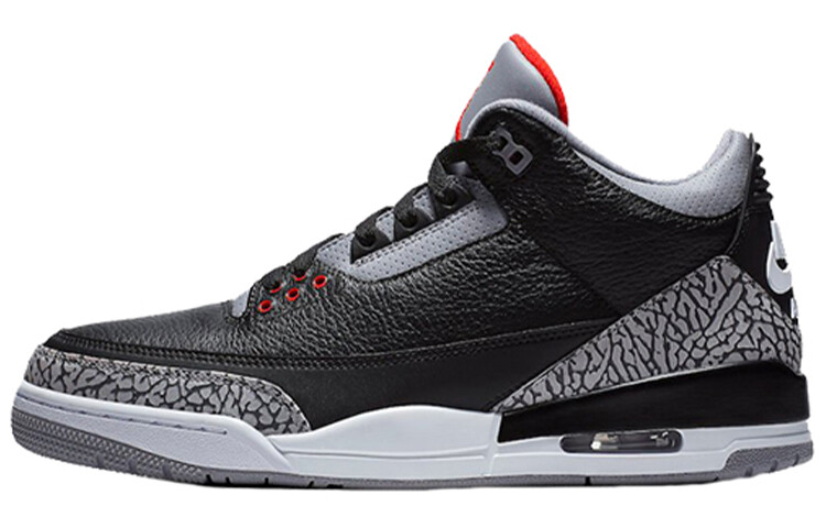 

Кроссовки Jordan 3 Retro Black Cement 2018, Серый, Кроссовки Jordan 3 Retro Black Cement 2018
