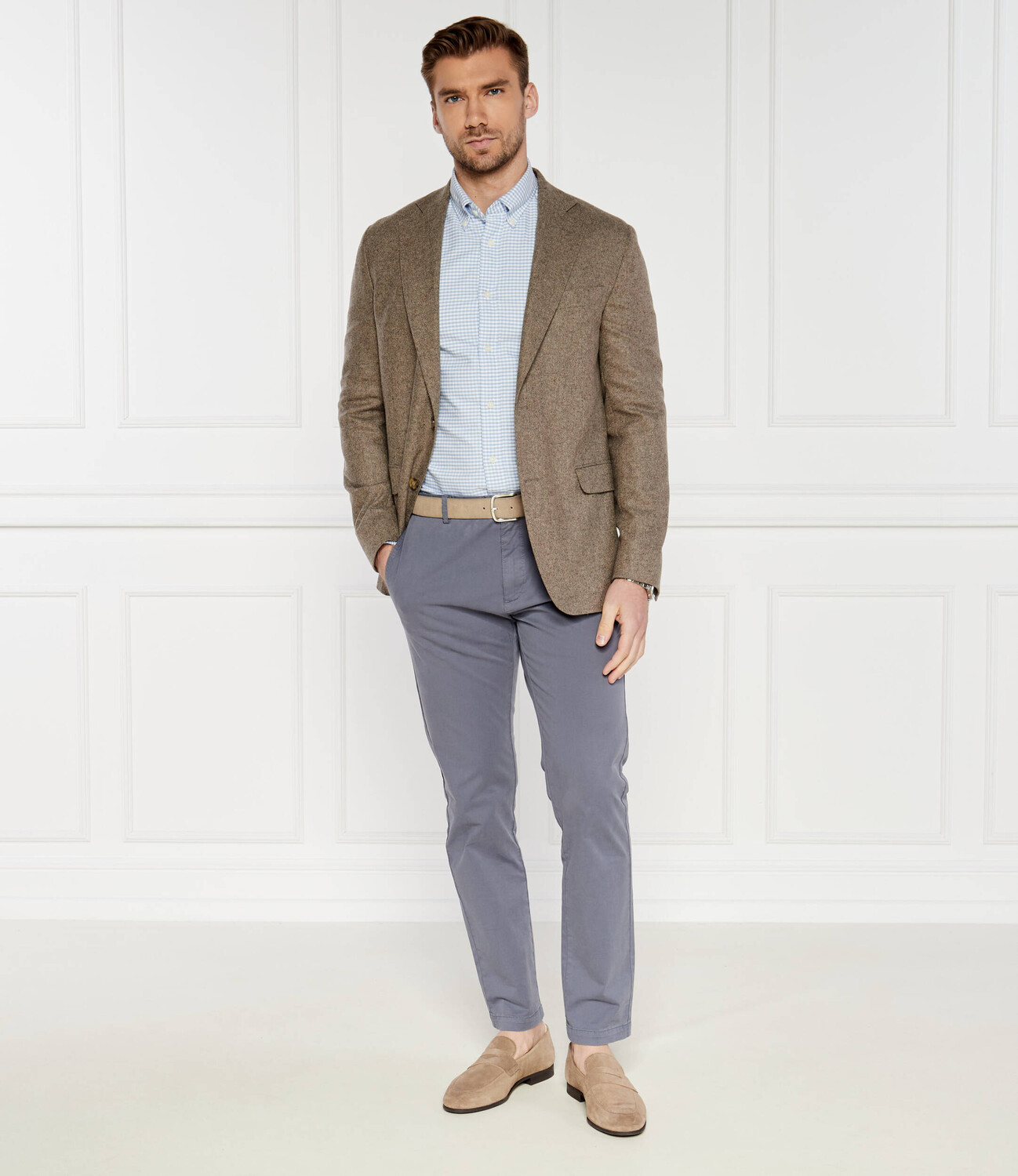 Рубашка Tommy Hilfiger Regular Fit, синий — фото 2