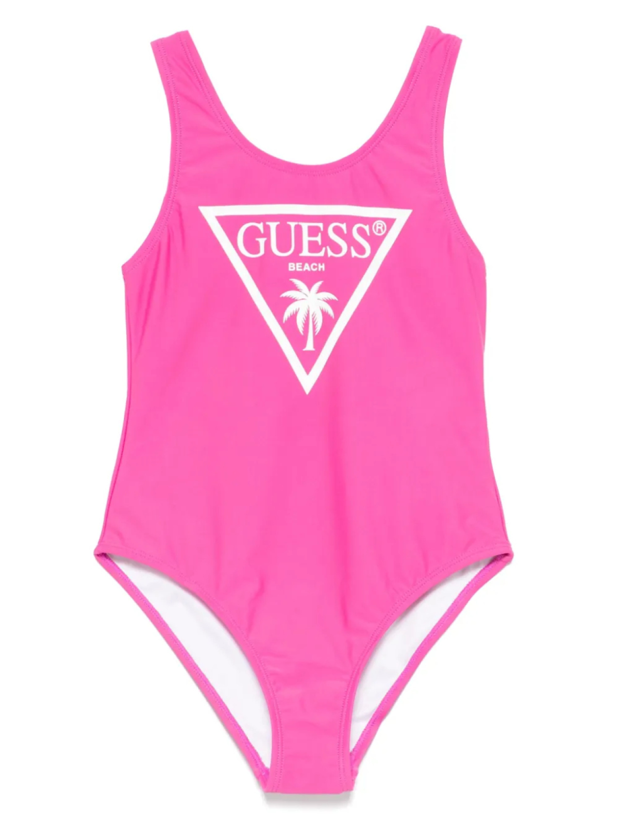 

Купальник с логотипом guess kids, розовый