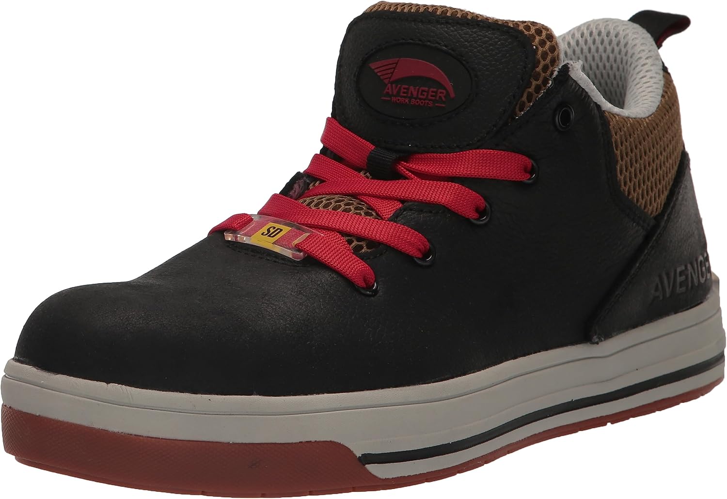 

Мужские ботинки Avenger с алюминиевым носком A710 для промышленности Avenger Work Boots, черный