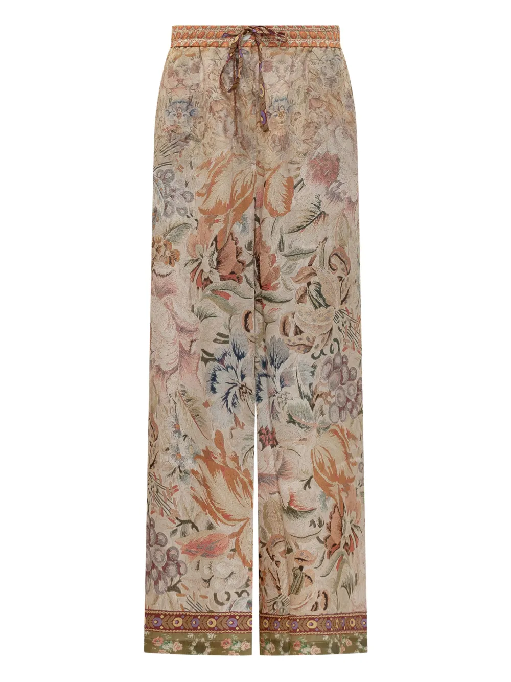 

Брюки с цветочным узором Pierre-Louis Mascia, нейтральный