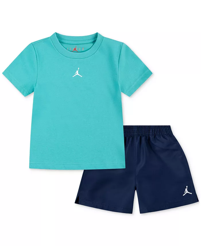 

Футболка и шорты из сетки для мальчиков Dri-FIT Jumpman, 2 предмета Jordan, синий
