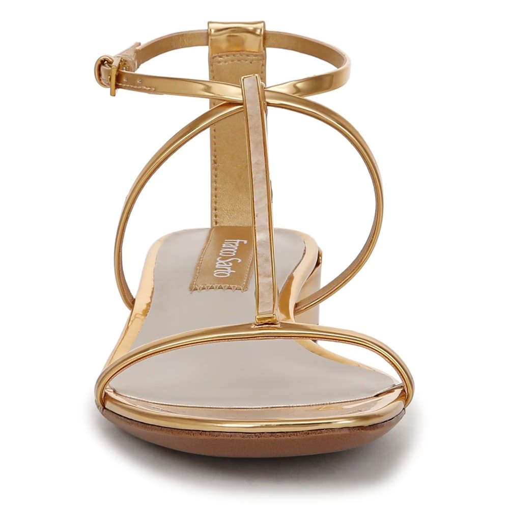 Босоножки на ремешках Misty Franco Sarto, gold faux leather — фото 3