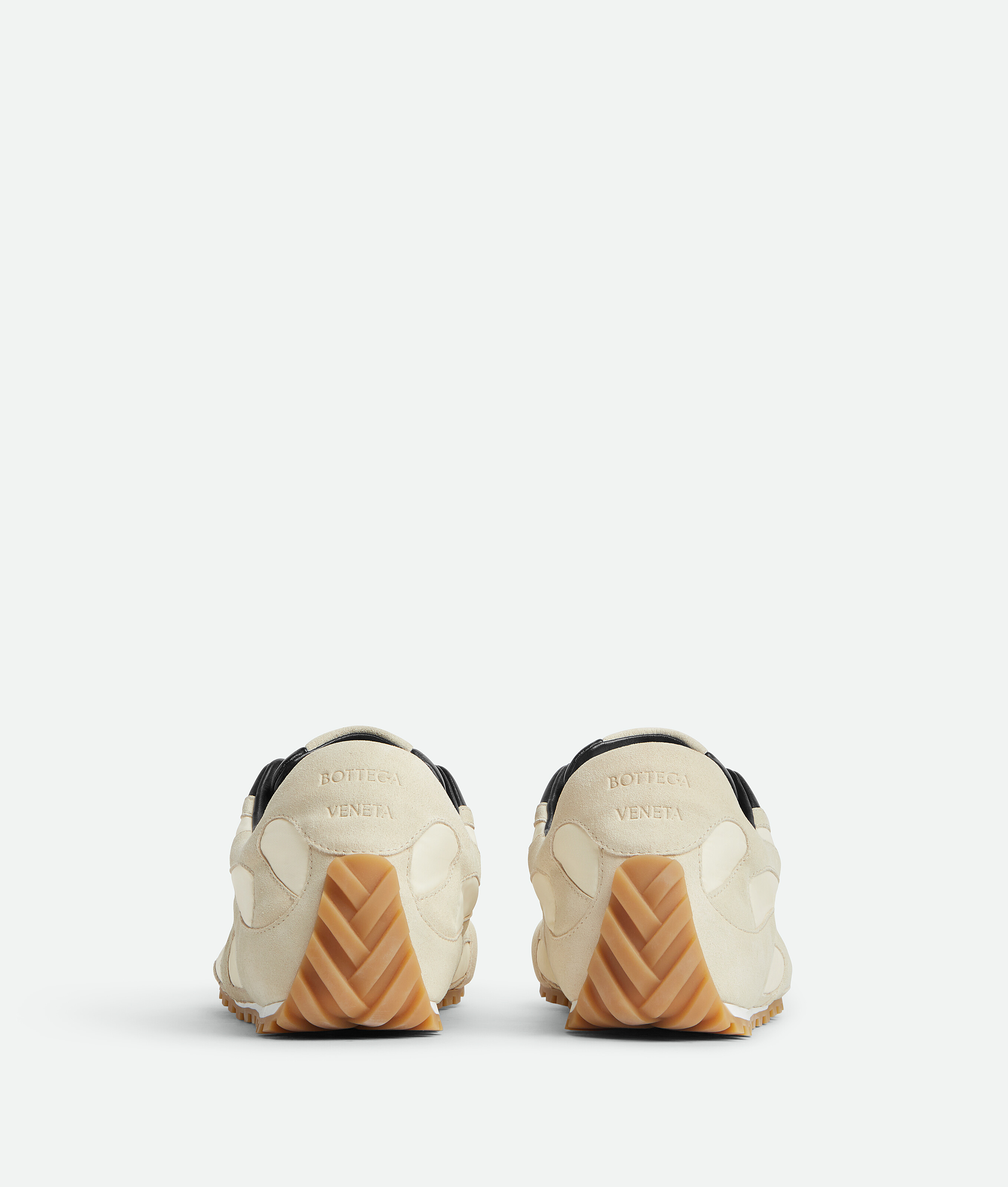 Orbit flash sneaker BOTTEGA VENETA, морская соль/черный — фото 4