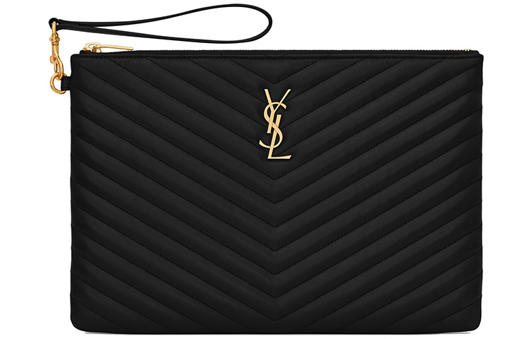 

Кассандр Стеганый Мателассе Косметичка на молнии SAINT LAURENT