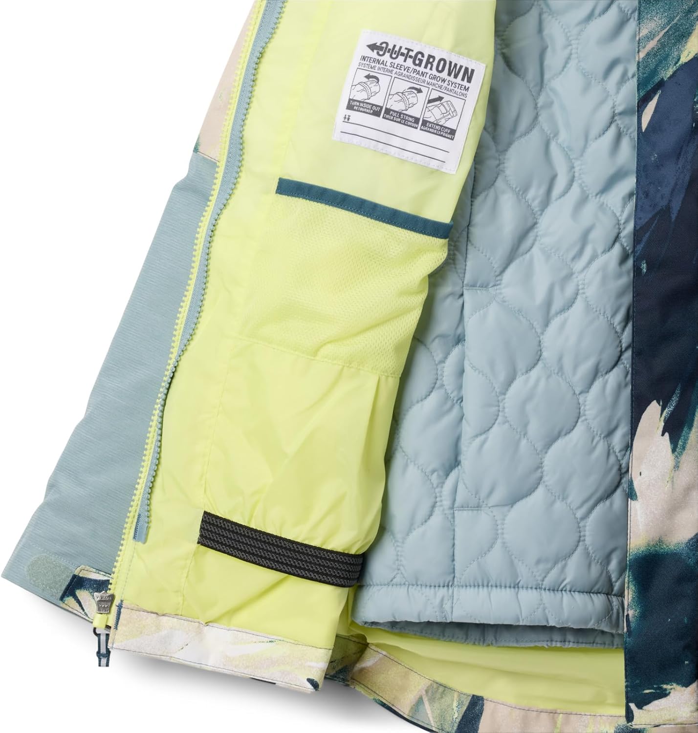 Куртка Columbia Girls Whirlibird III Interchange, Everblue Snowflight/Crushed Blue — фото 3