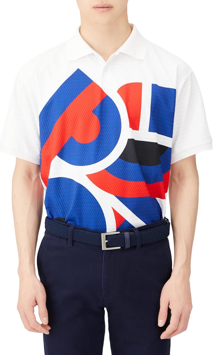 

Мужская поло-рубашка PEARLY GATES с коротким рукавом (влагоотводящая, быстросохнущая, с логотипом) / для гольфа / 053-4160311