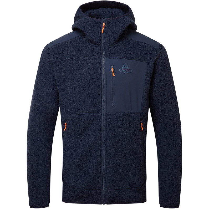 

Мужская куртка с капюшоном с высоким ворсом Mountain Equipment, синий