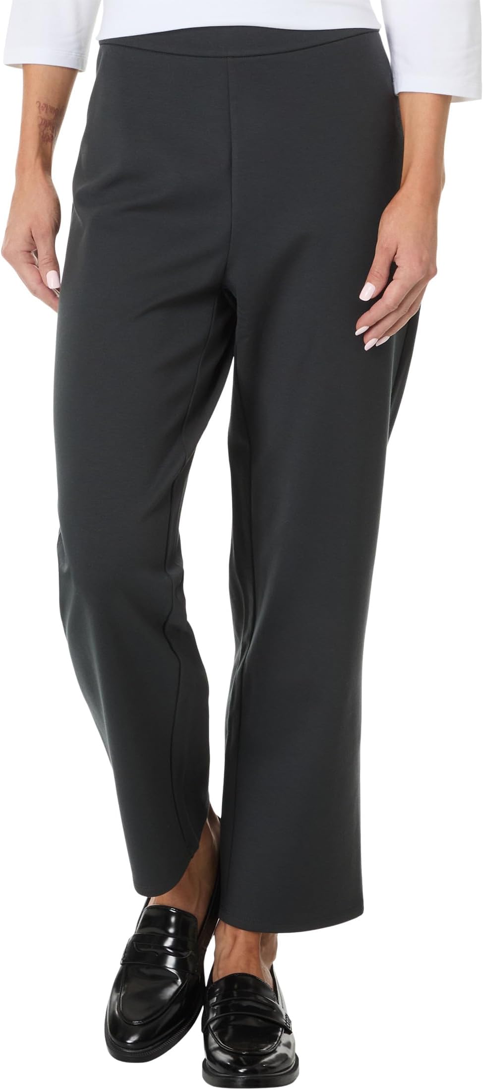 

Брюки Eileen Fisher Straight Ankle Pants, цвет Graphite
